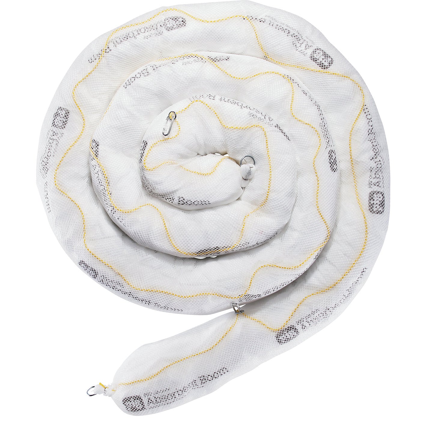 Oil-Only absorbent sheeting barrier, pack of 2, length 6 m, Ø 200 mm.