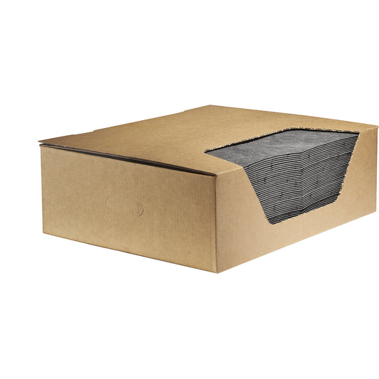 Universal absorbent sheeting, pack of 50, heavyweight, WxL 380 x 510 mm.