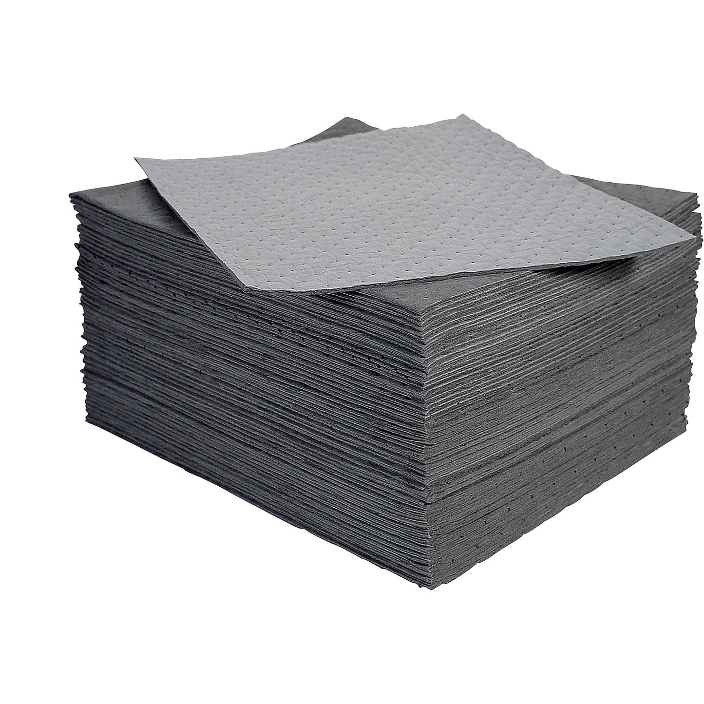 Universal absorbent sheeting mat with PE coating, pack of 50, WxL 390 x 510 mm.