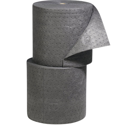 Universal absorbent sheeting roll, length 46 m, pack of 2 rolls, width 380 mm.