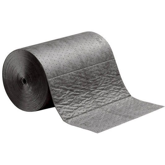 Universal absorbent sheeting roll, length 61 m, width 610 mm, perforated in lengths of 305 mm.