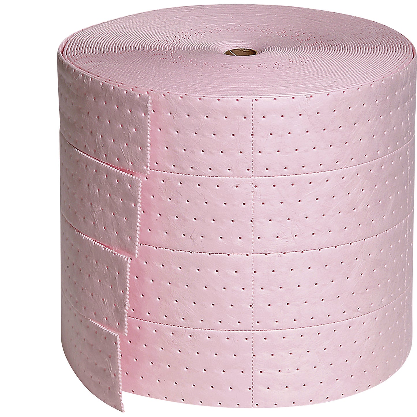 RIP-&-FIT® HazMat absorbent sheeting roll for chemicals, heavyweight version, in dispenser box, length 46 m, width 380 mm.
