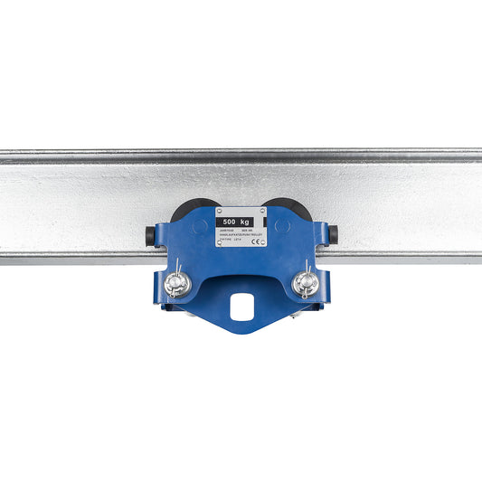 Manual drive dolly LST-H, adjustment width max. 203 mm, max. load 2000 kg.