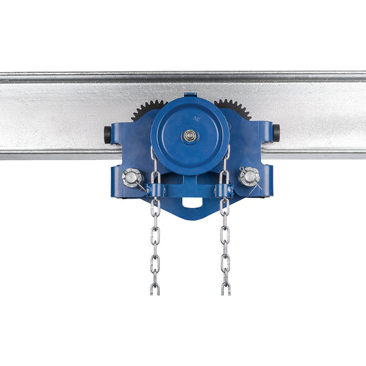 Manual hoist dolly LST-G, adjustment width max. 203 mm, max. load 2000 kg.