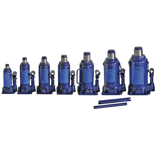 Bottle jack, with hydraulic unit, max. load 3 t.