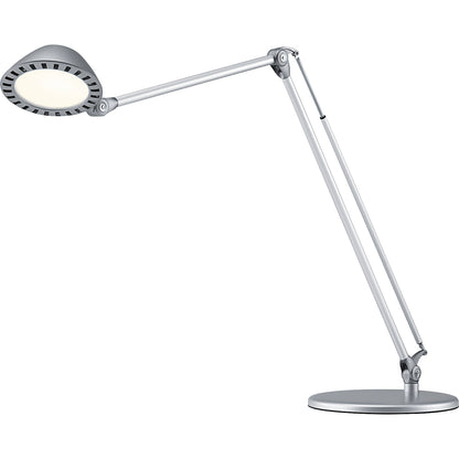 BLOSSOM LED desk lamp, height 750 mm, silver.