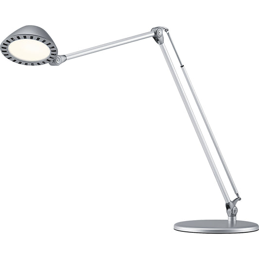 BLOSSOM LED desk lamp, height 750 mm, silver.