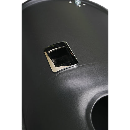 Waste collector for outdoor areas, capacity 45 l, WxHxD 425 x 590 x 330 mm, charcoal.