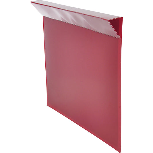 Labelling pouches, pack of 100, for wooden pallet collars, paper format A4, red.