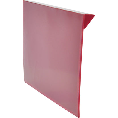 Labelling pouches, pack of 100, for wooden pallet collars, paper format A4, red.