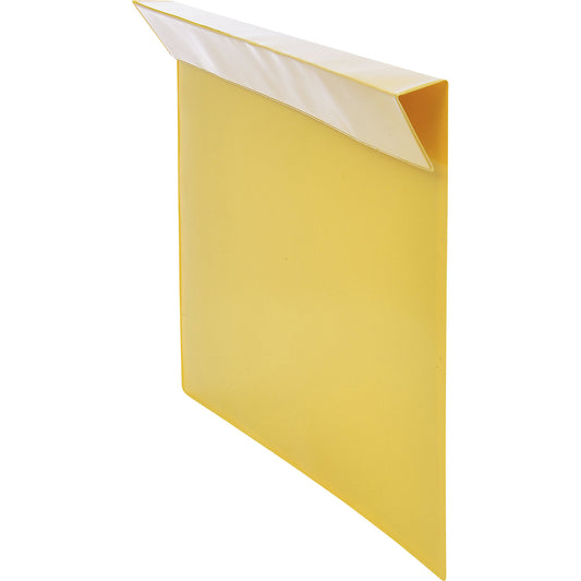Labelling pouches, pack of 100, for wooden pallet collars, paper format A4, yellow.