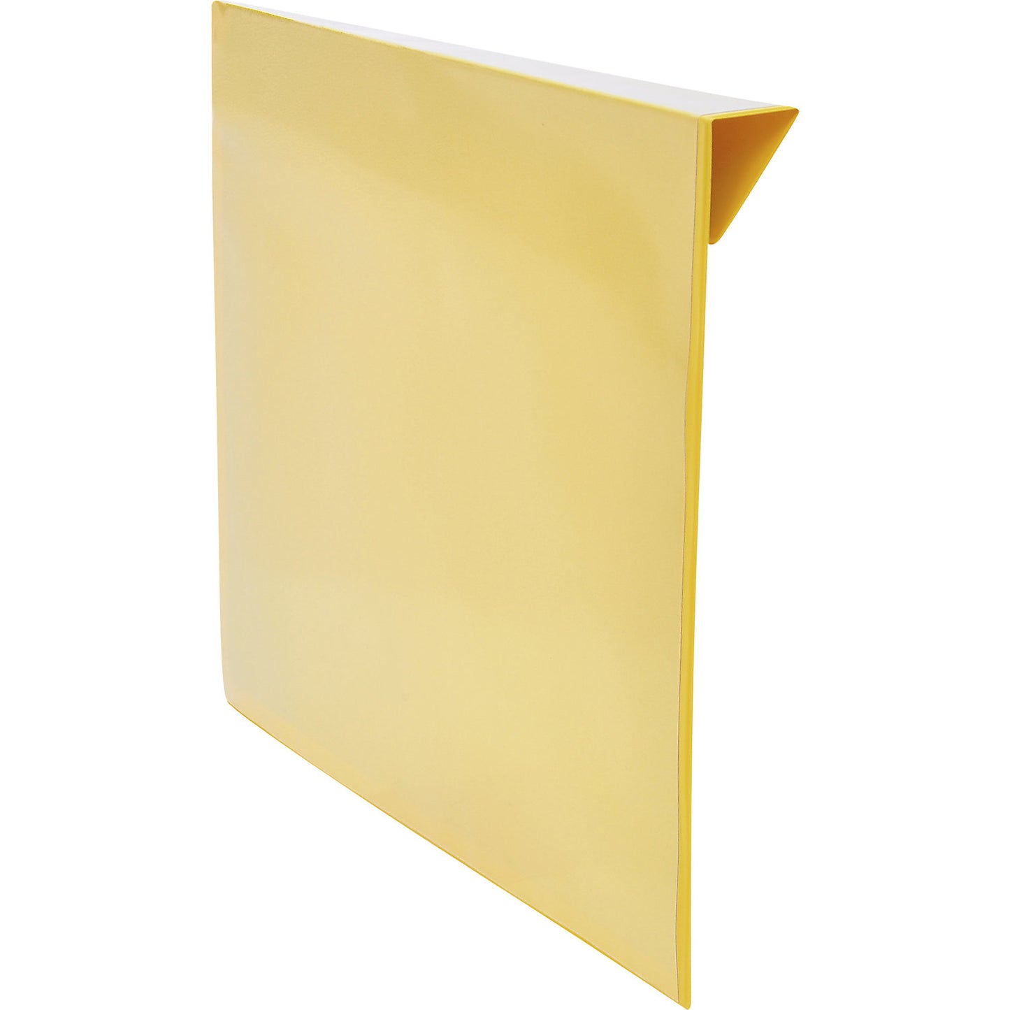 Labelling pouches, pack of 100, for wooden pallet collars, paper format A4, yellow.