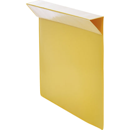 Labelling pouches, pack of 100, for wooden pallet collars, paper format A5, yellow.