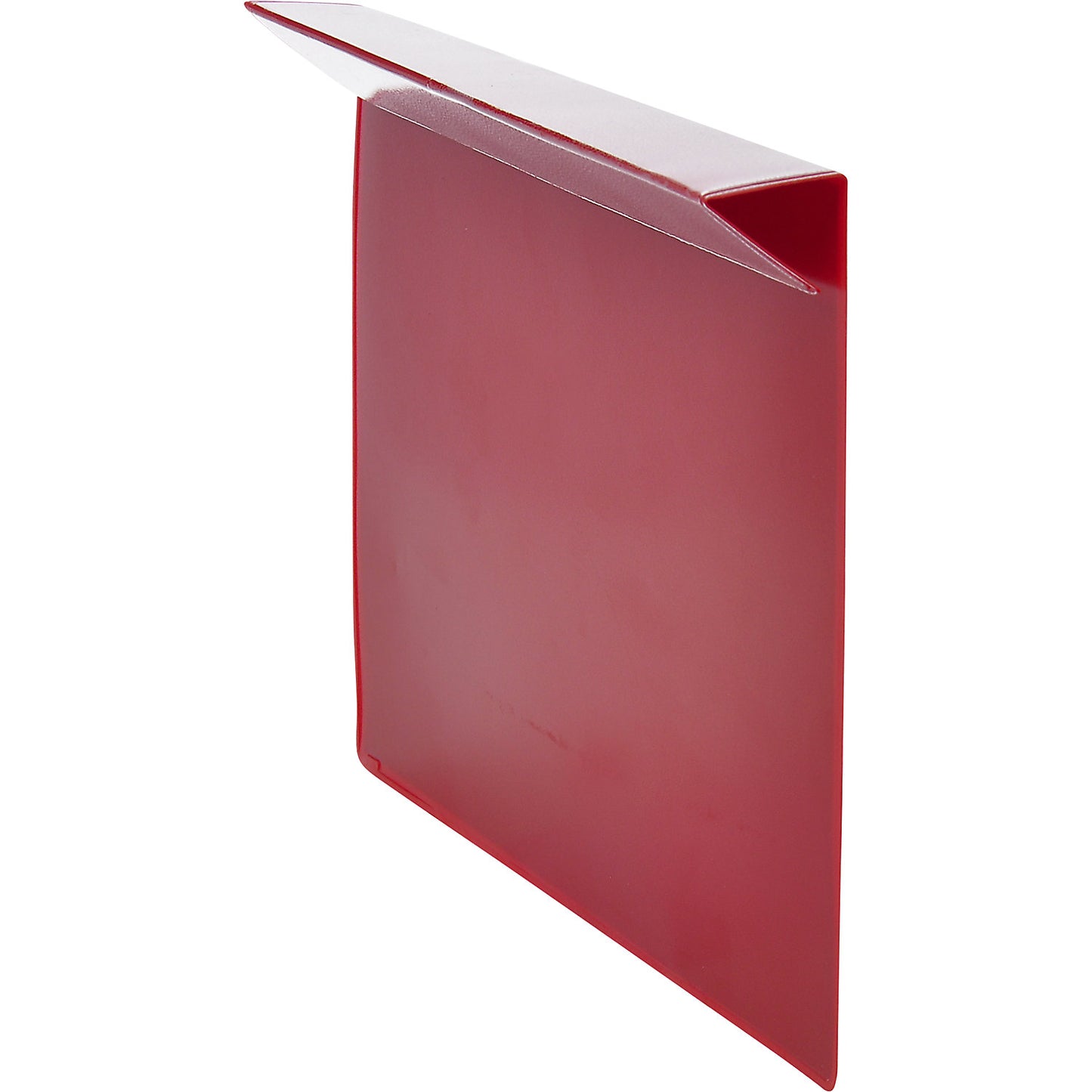 Labelling pouches, pack of 100, for wooden pallet collars, paper format A5, red.