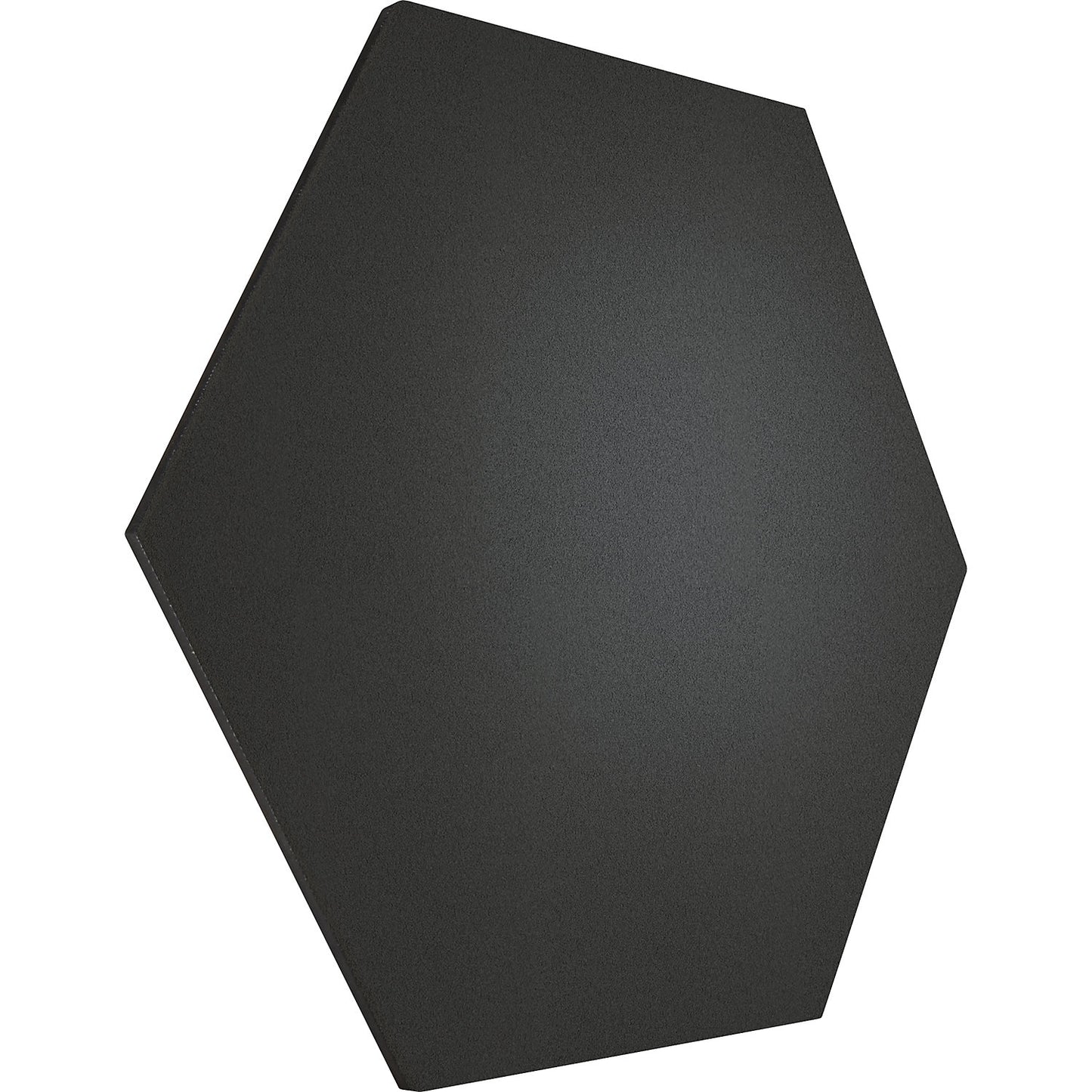 Hexagonal designer pin board, cork, WxH 600 x 600 mm, black.