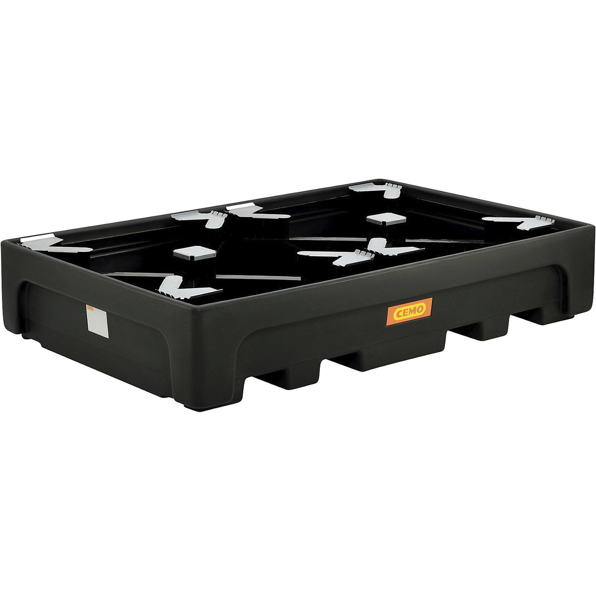 PE sump tray for IBC/CTC tank containers, for 2 x IBC/CTC, with PE cross brace.
