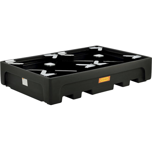 PE sump tray for IBC/CTC tank containers, for 2 x IBC/CTC, with PE cross brace.