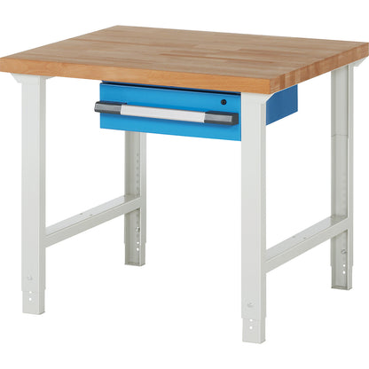 Workbench, Series 7000 modular system, 1 suspended drawer, WxD 1000 x 900 mm.