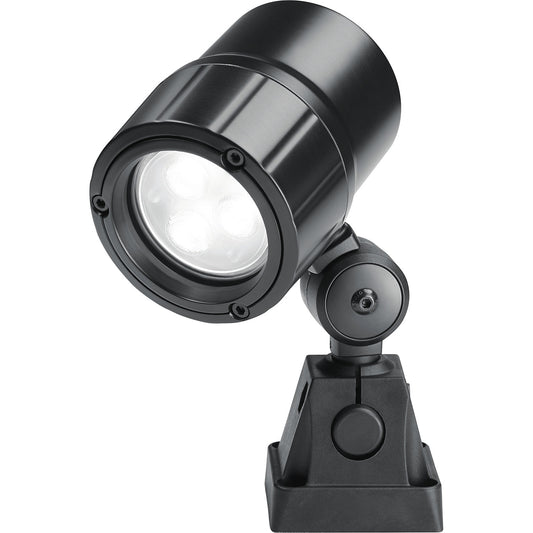 LED articulated head machine lamp, 5 W, beam angle 10°.