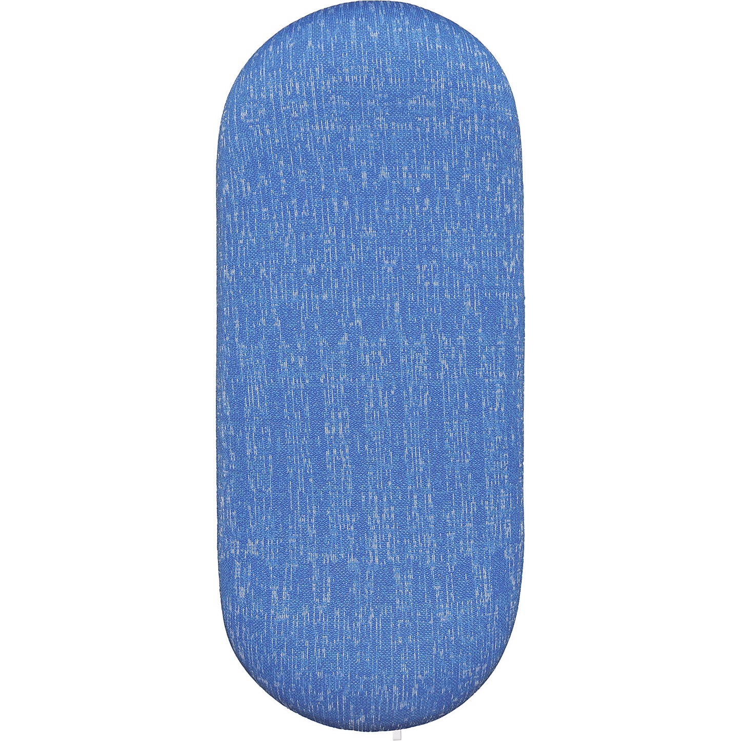 SITNESS H stool, model H2, with skateboard seat, covering with blue pattern, blue sole.