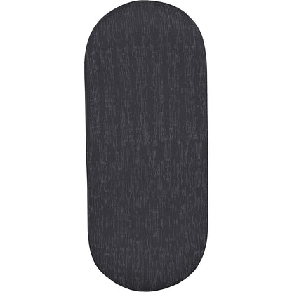 SITNESS H stool, model H2, with skateboard seat, covering with black pattern, black sole.