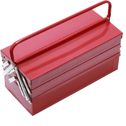 Tool case incl. tools, 86 parts - securely stored in hard foam inserts, lock fitting for padlock.