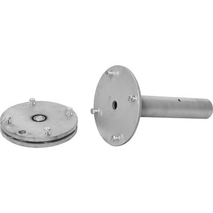 Ground sleeve, with screws and washers, hot dip galvanised.