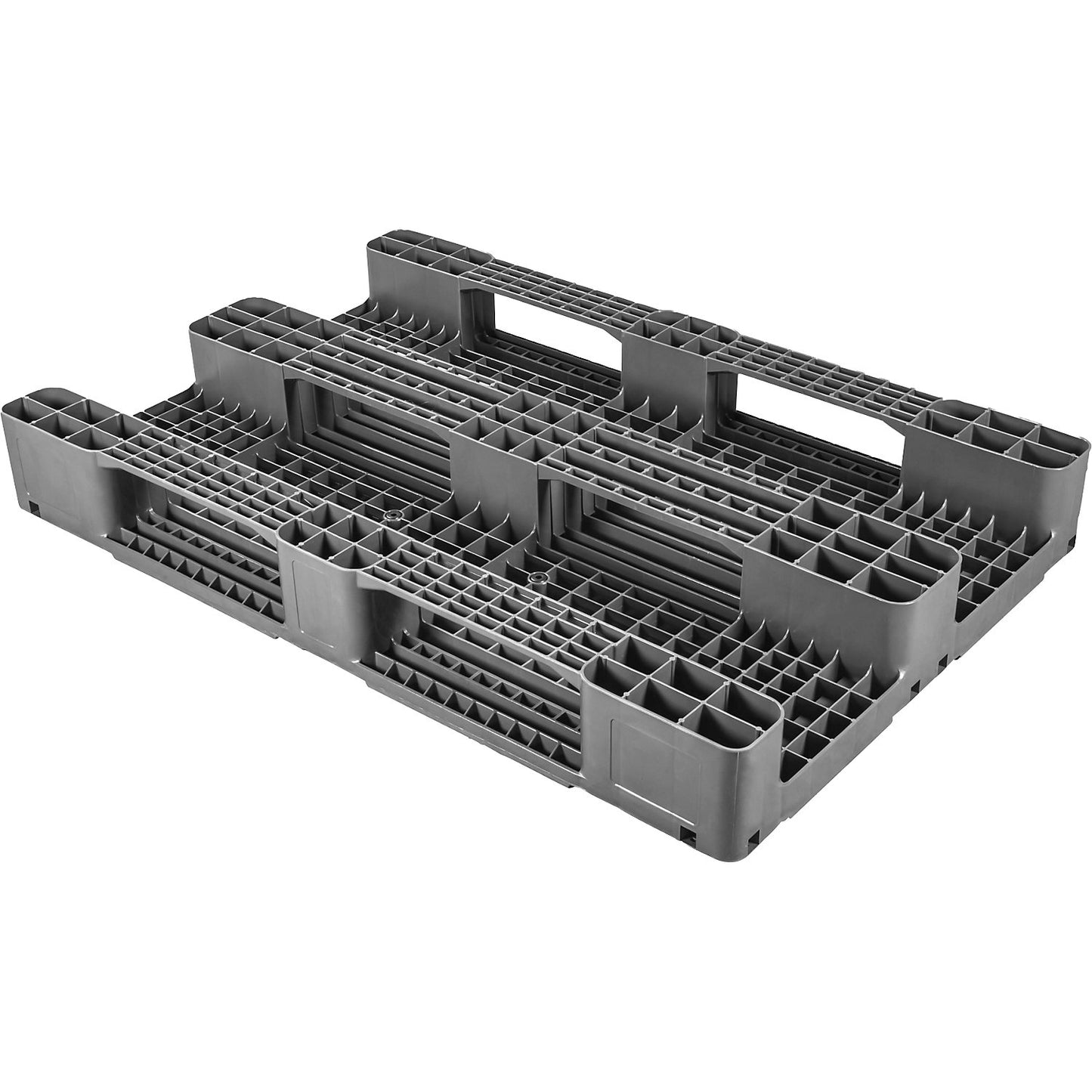 Distribution pallet, LxW 1200 x 800 mm, charcoal / black.