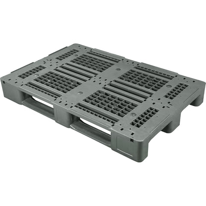 Distribution pallet, LxW 1200 x 800 mm, charcoal / black.