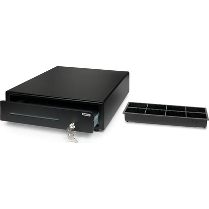Cash drawer, SAFESCAN light duty 4141, 8 coin compartments / 4 banknote compartments.
