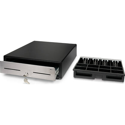 Heavy duty cash drawer, SAFESCAN HD-4646S, 8 coin compartments / 5 banknote compartments.
