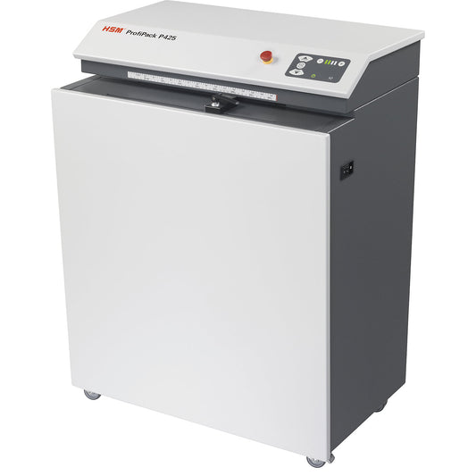ProfiPack P425 cardboard perforator, HxWxD 990 x 700 x 490 mm, operating width 425 mm, with adapter for extraction system.