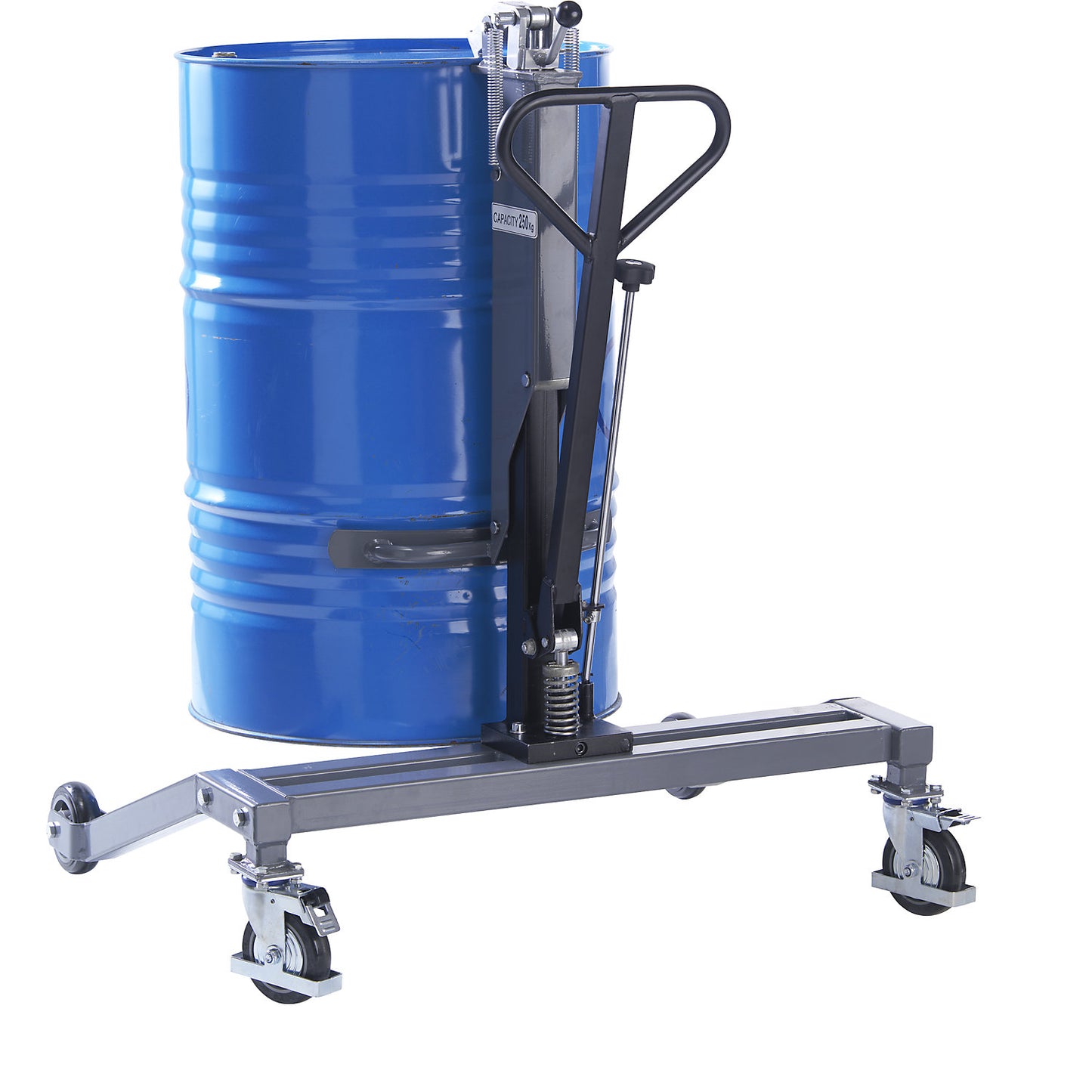 Drum grip, can drive over pallets, max. load 250 kg.