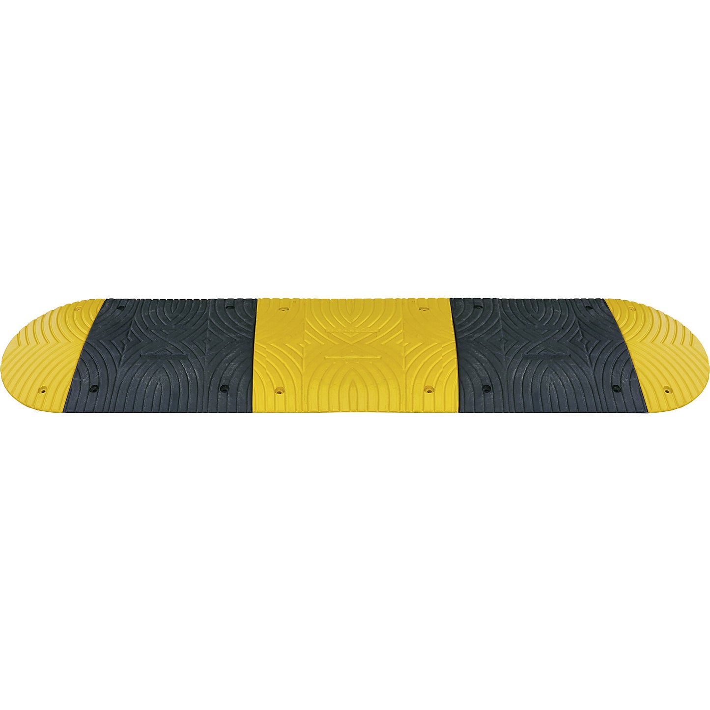 Speed ramp, recycled plastic, height 30 mm, max. 30 km/h, end element.
