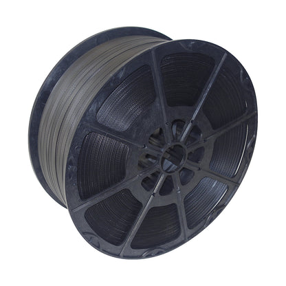 PP strapping, for strap dispensers, core Ø 55 mm, strap width 12 mm.