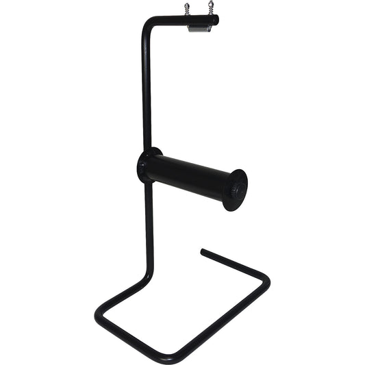 Strap dispenser for PP strapping, for plastic spools, strap width 12 mm, portable.