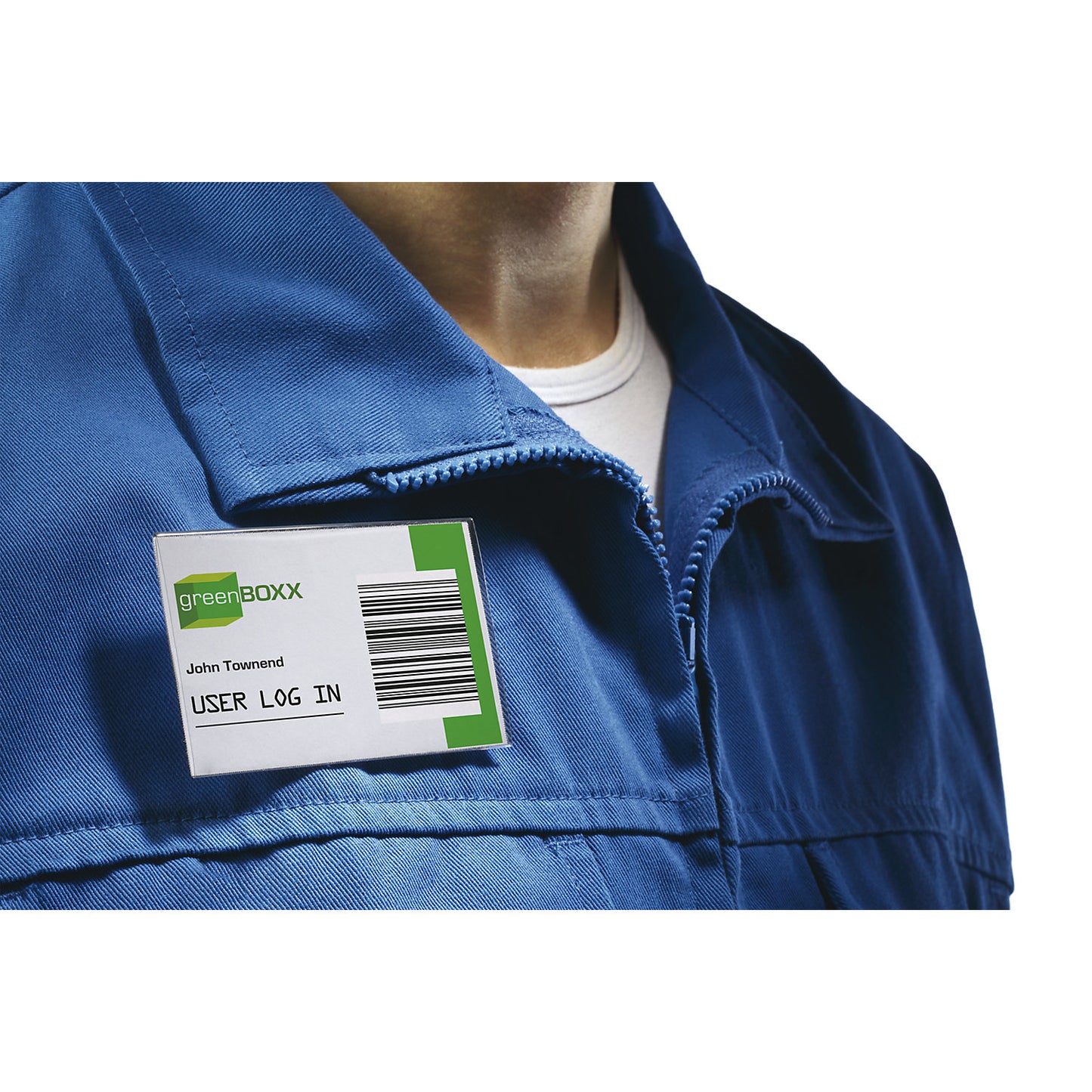 Name badges with combination clasp, HxW 54 x 90 mm, pack of 50.