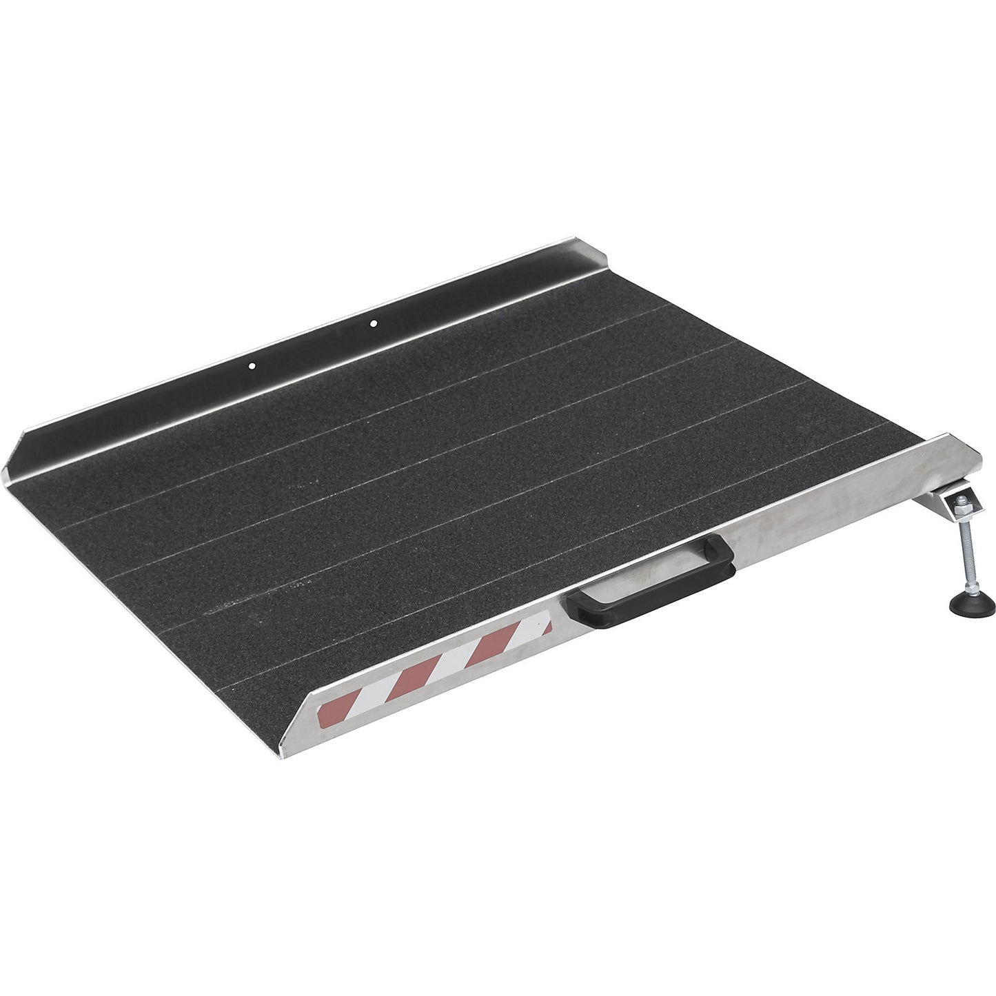 Bridge plate with raised edges, max. load 300 kg, 30 - 80 mm height difference.