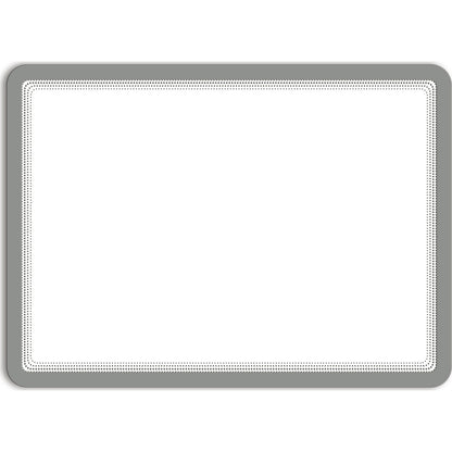 Transparent sleeve for documents, A4, with magnetic latch, silver, pack of 2.