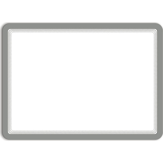 Transparent sleeve for documents, A4, with magnetic latch, silver, pack of 2.