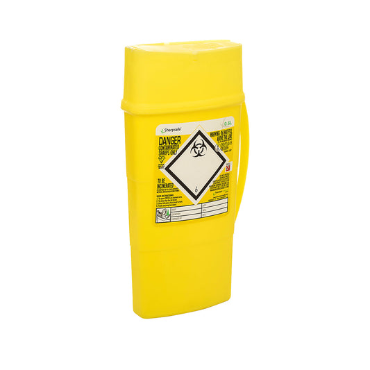 Blade and knife box, for safe disposal, capacity 0.6 l.
