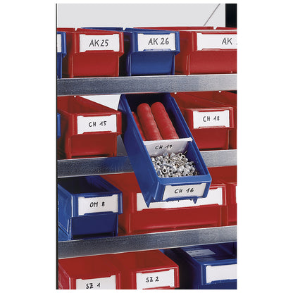 Shelf bin made of polypropylene, blue, LxWxH 300 x 94 x 80 mm, pack of 40.