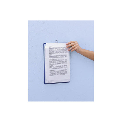 Clear view suspended filing pocket, pack of 5, for 150 individual sheets.