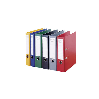 A4 folder with plastic surface, spine width 80 mm, pack of 20, black.