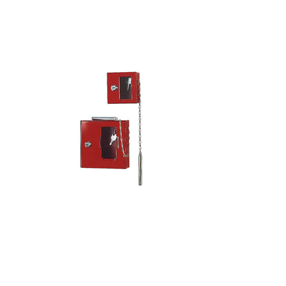 Emergency key box with glass window, with hammer for smashing the glass, HxWxD 200 x 200 x 50 mm, pack of 3.