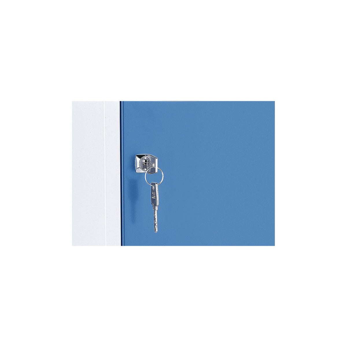 Cylinder lock, incl. 2 keys, extra cost per lock.