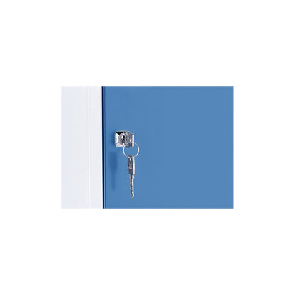 Lock system including cylinder lock, for multi-purpose cupboards and cloakroom lockers, extra cost per lock.