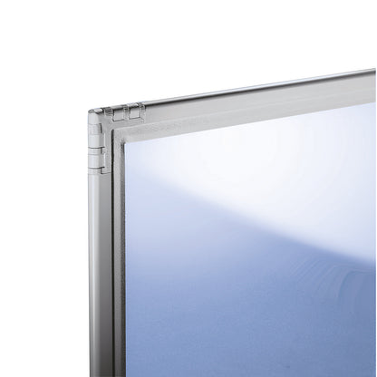 Partition, acrylic glass, clear, 650x1300 mm.