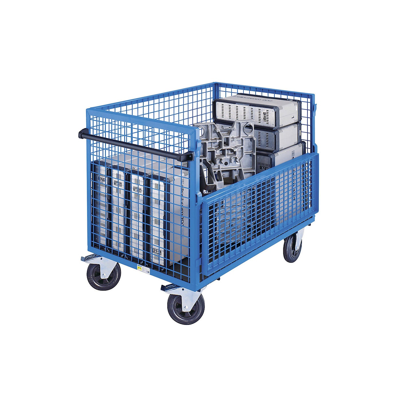 Container truck, walls made of steel mesh, without lid, LxW 1050 x 700 mm.