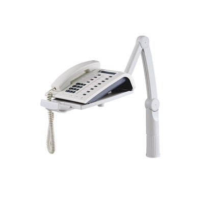 Telephone swivel arm, rotates 360°, black.